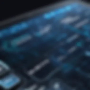 Visual representation of service fleet management software interface showcasing key features
