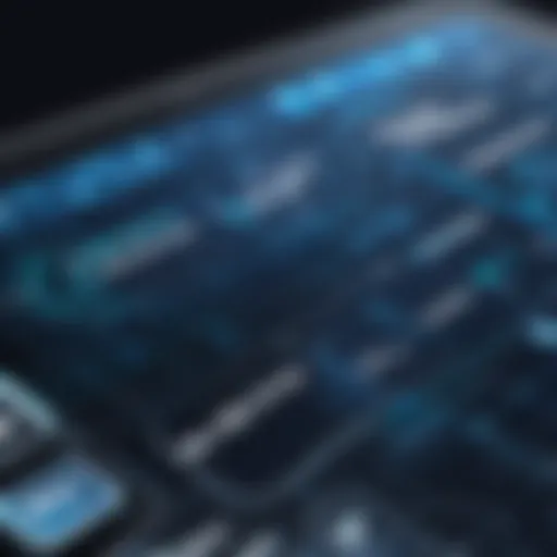 Visual representation of service fleet management software interface showcasing key features