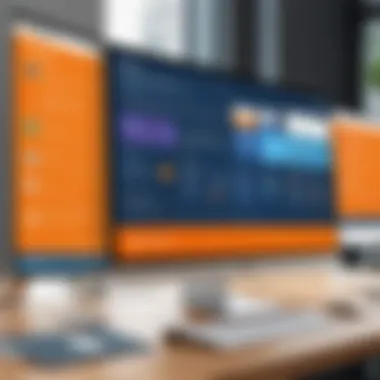 Kentico CMS Feature Comparison A graphical representation comparing Kentico CMS features with other content management systems.