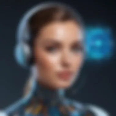AI in Customer Service Visual representation of AI integration in customer service