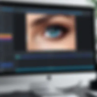 Apowersoft Video Editing in Action Screenshot of Apowersoft in action during video editing