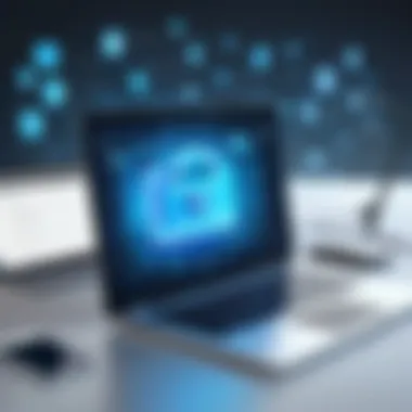 Integration of Security Tools Illustration showing integration of email security tools