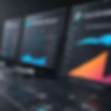Comparative pricing chart of software solutions