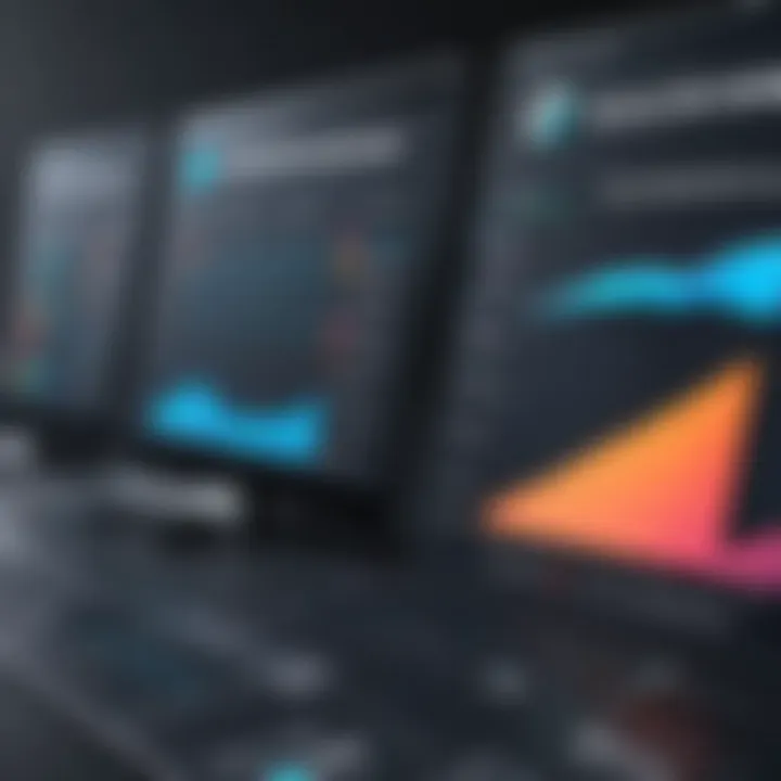 Comparative pricing chart of software solutions