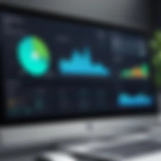 Overview of a modern payroll software dashboard
