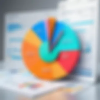 Payroll Efficiency Illustration Graph illustrating payroll efficiency