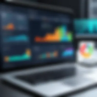 Comprehensive Dashboard Analytics Dashboard of an accounting software displaying analytics