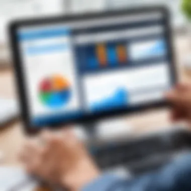 Analyzing Spending Habits with Chase Tracker User analyzing spending habits using the Chase tool