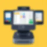 User interface of ClubSoft POS showcasing key functionalities