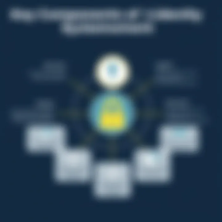 Key Components of Identity Management Diagram highlighting key components of identity management