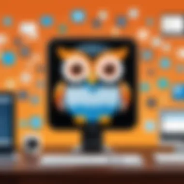 User Interface of Hootsuite User interface screenshot of Hootsuite