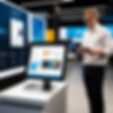 Chart comparing iPad kiosk solutions with other technologies