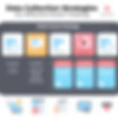 Chart showing data collection strategies