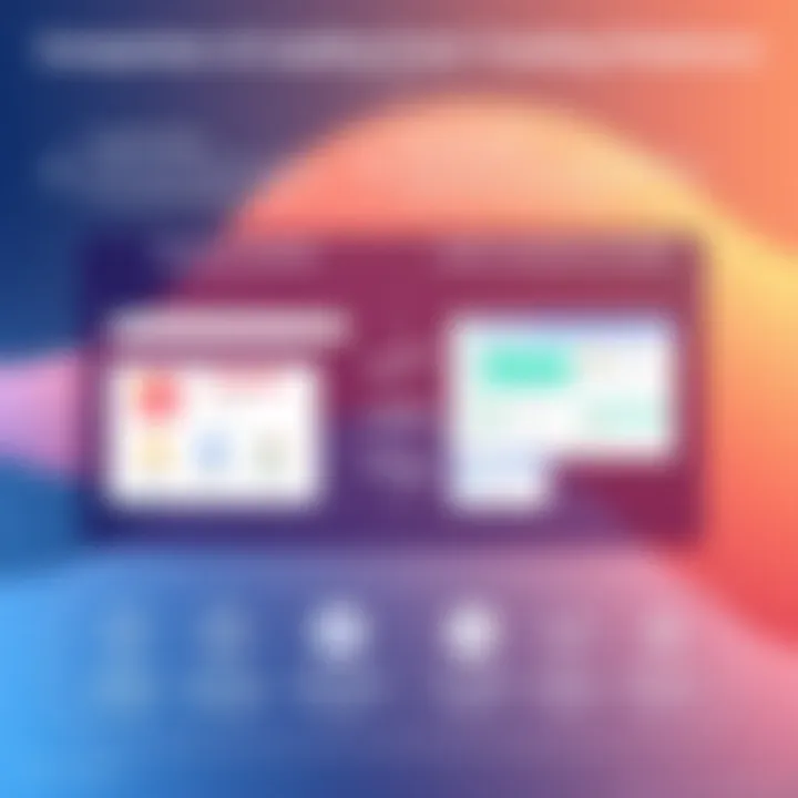 Infographic comparing event tracking platforms