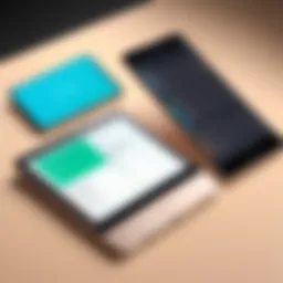 User interface of a popular note-taking app