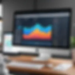 An overview of business planning software interface on Mac