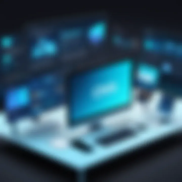 A conceptual graphic showcasing the impact of CMS on business operations
