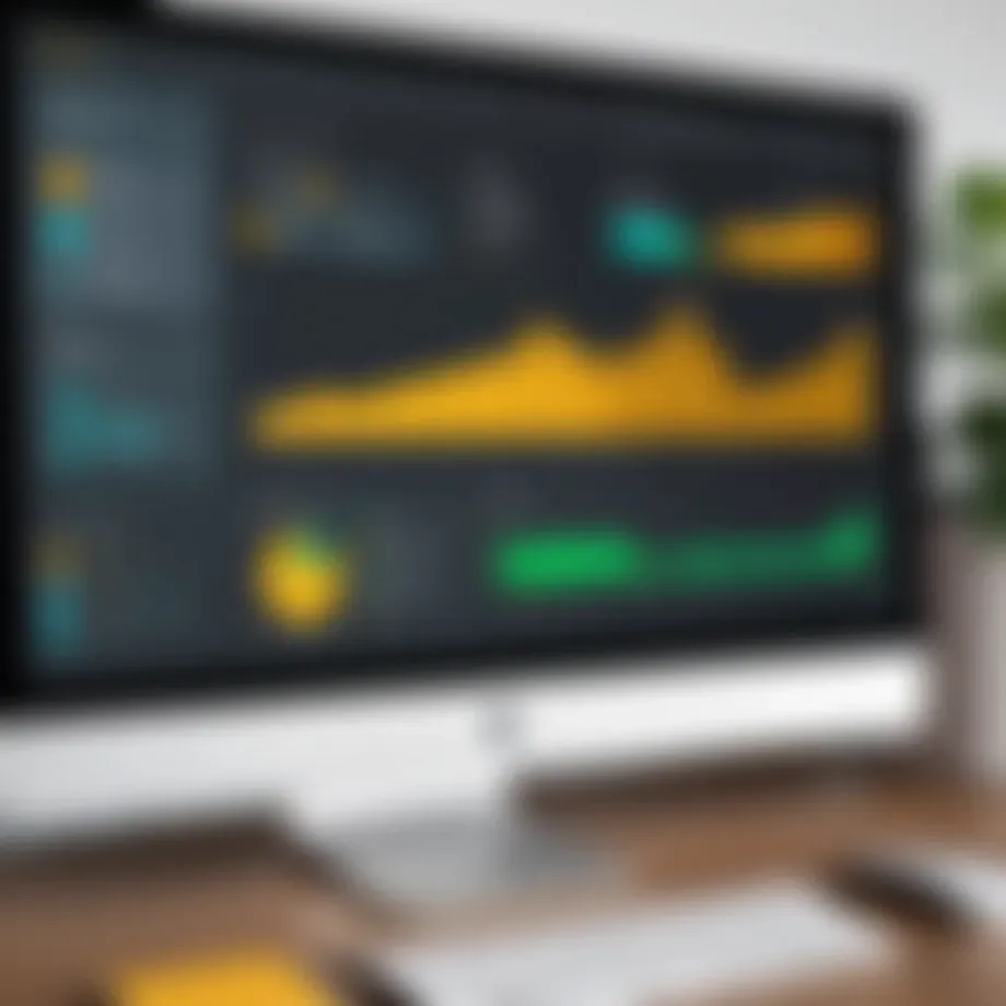 Visual representation of Power BI Desktop dashboard