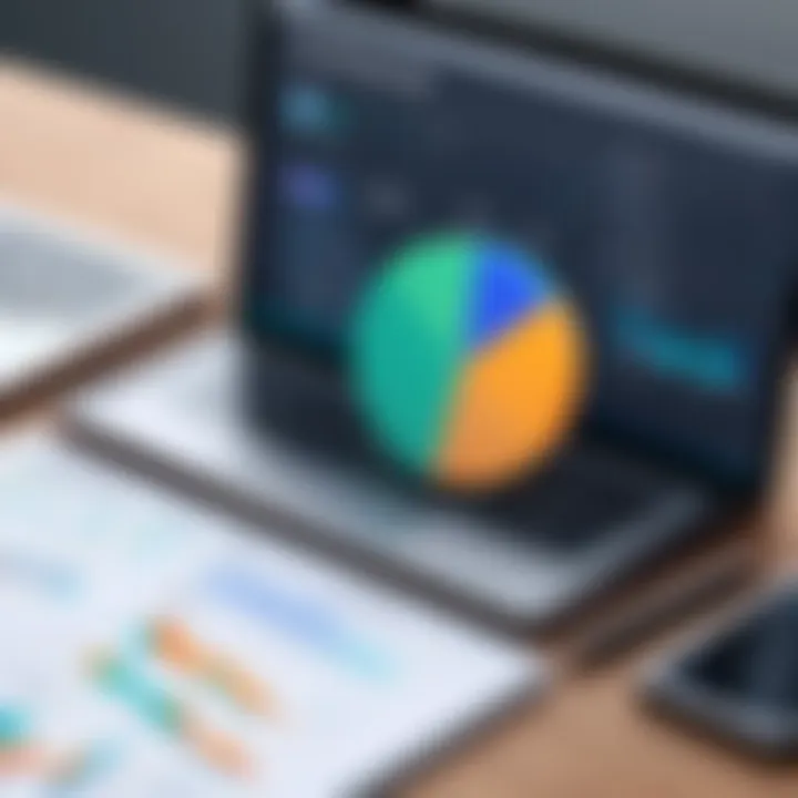 Graph showcasing financial management improvements through budgeting tools