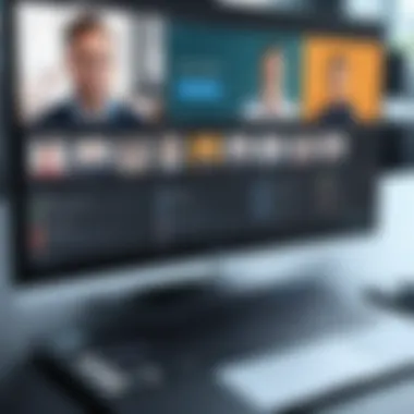 Open source video conferencing software interface