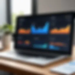 A digital dashboard showcasing partner performance metrics