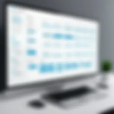 Key Components Overview Flowchart depicting components of an attendance management system