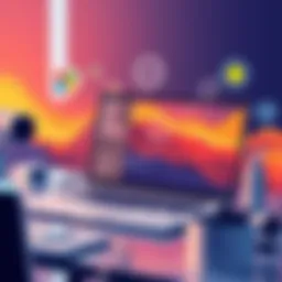 Innovative interface of online training software