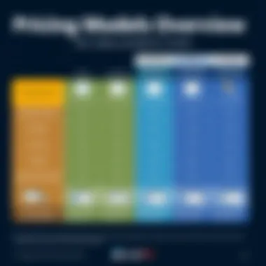 Pricing Models Overview for Data Analytics Tools Comparison chart of data analytics pricing models