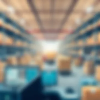 Efficient logistics operations streamlining warehouse functions