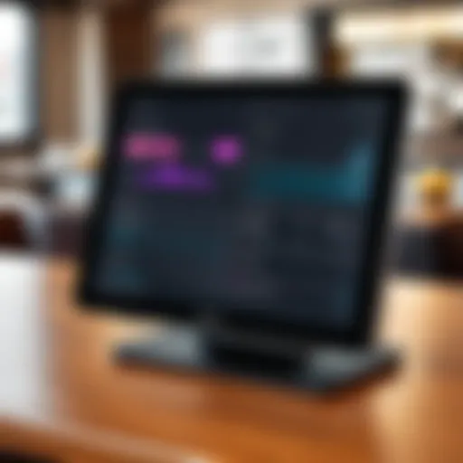 Dinerware POS system interface showcasing dashboard features
