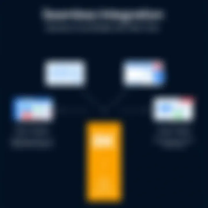 Seamless Integration of Divi Funnel Builder with Other Tools Diagram showing integration capabilities of Divi Funnel Builder with other platforms