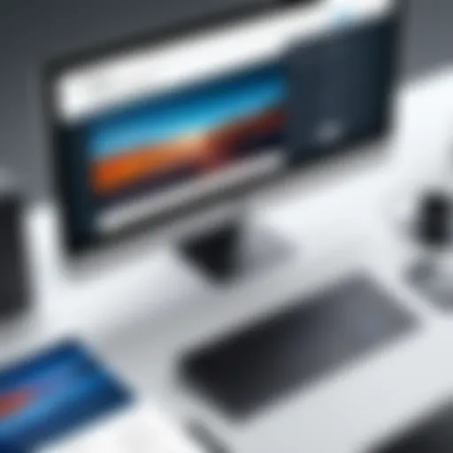 Showcasing blog design with a visually appealing layout