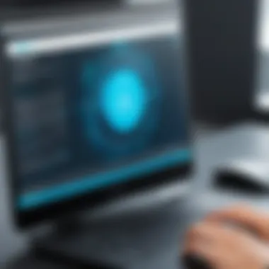 Visual representation of Adaware Free Antivirus in action with system scan