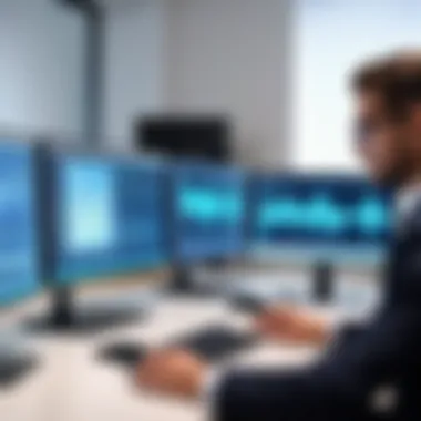 Business Professionals Utilizing Screen Recording Software Business professionals utilizing screen recording software