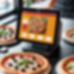 Innovative POS interface for pizza orders