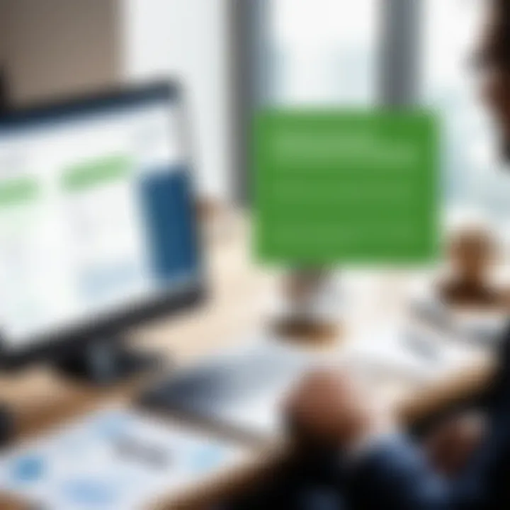 An infographic displaying pros and cons of using QuickBooks for small businesses.