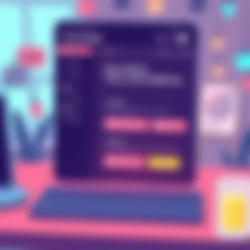 Evite platform interface showcasing invitation options