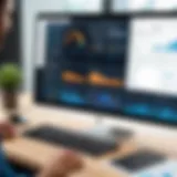 Dashboard showcasing AccelQ's features for Salesforce testing