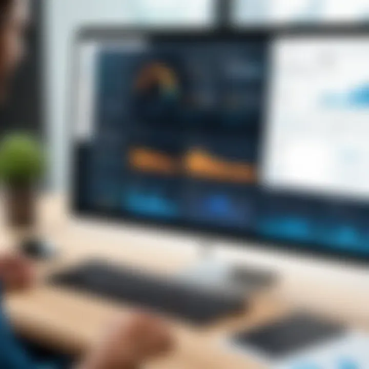 Dashboard showcasing AccelQ's features for Salesforce testing