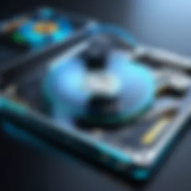 Effectiveness in Data Protection and Recovery Abstract concept of data recovery illustration