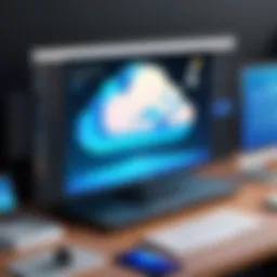 Cloud storage interface on a Linux desktop