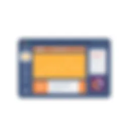 Visual representation of discovery software interface