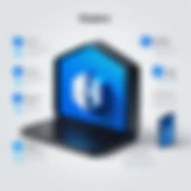 Security Features of Dropbox for Businesses Infographic highlighting security features in Dropbox