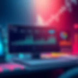 Dynamic dashboard showcasing application performance metrics