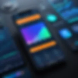 Visual representation of phone monitoring software interface