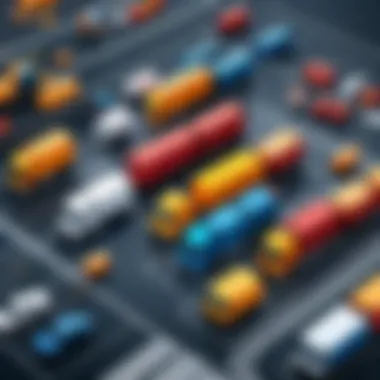 Logistics Optimization Features Logistics optimization tools in action within the app