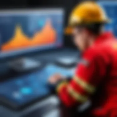 Graphical representation of data analytics in fire service operations