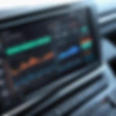 Real-Time Tracking in Fleet Management Dashboard view of fleet management software displaying real-time tracking.