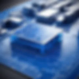 A digital blueprint created using free CAD software showcasing architectural elements.