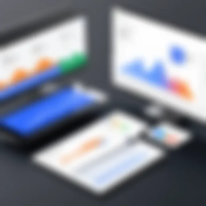 Visualization of pricing models for Google Cloud analytics tools.